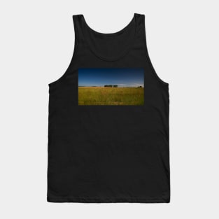 Poplars on the horizon Tank Top